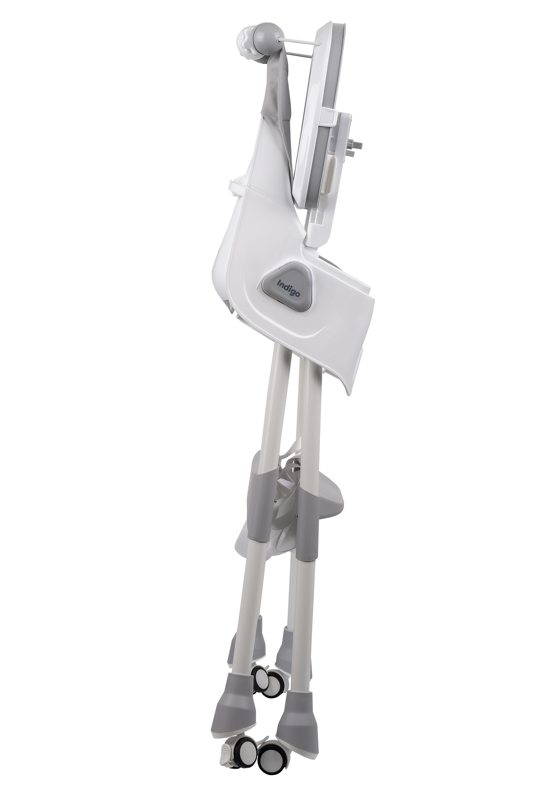 Стульчик для кормления Indigo Corn светло-серый - фото 12