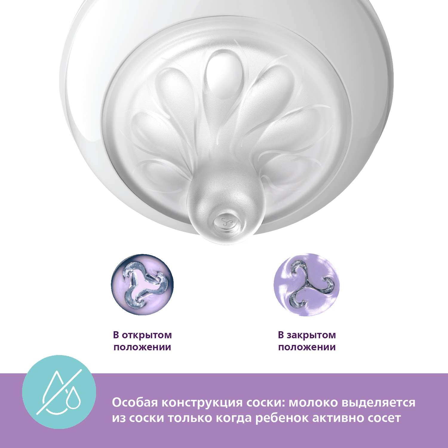 Бутылочка Philips Avent Natural 260 мл - фото 13