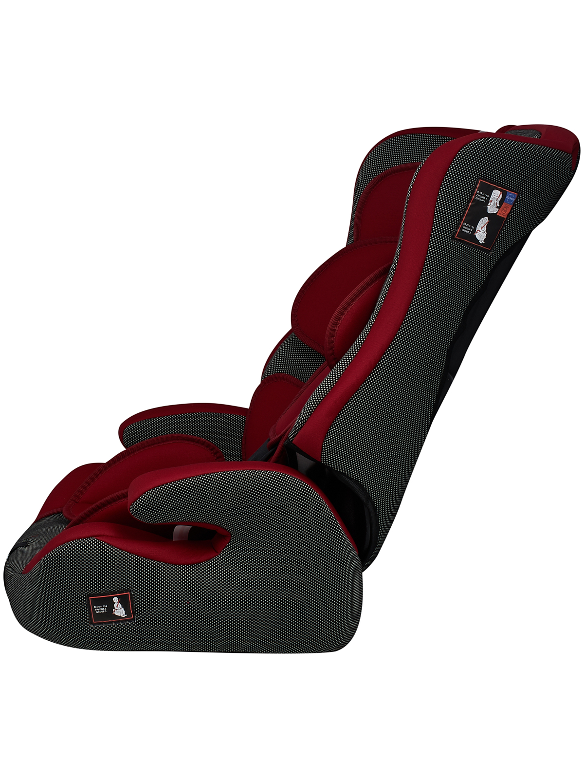 Автокресло Teddy Bear 513R/39 deep red-black dot 1/2/3 (9-36 кг) - фото 4