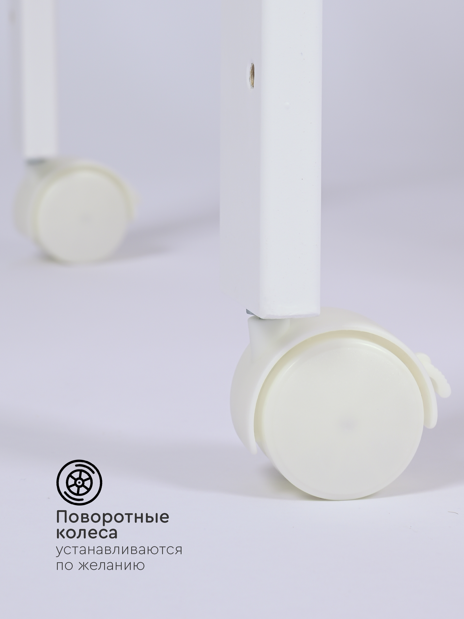 Детская кроватка Tomix прямоугольная, без маятника (белый) - фото 8