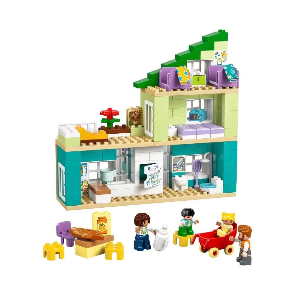 Конструктор LEGO DUPLO Современный дом для семьи 3в1 166 дет. - фото 2