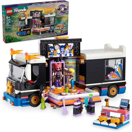 Конструктор LEGO Friends Музыкальный тур поп-звезды блочный