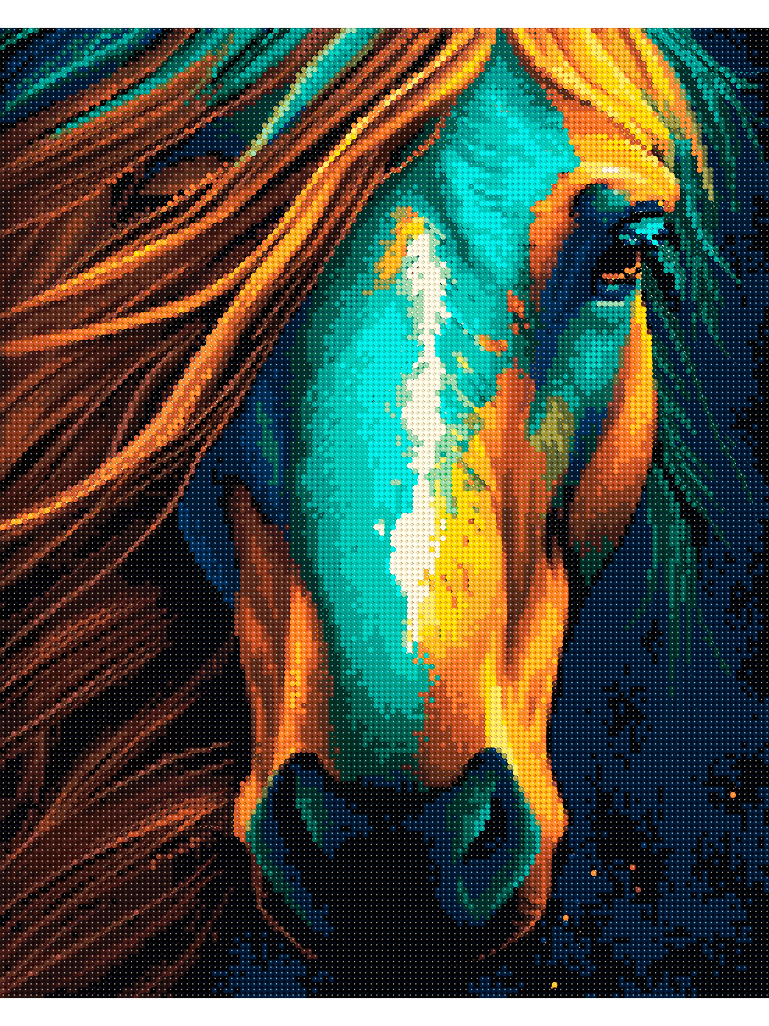 Алмазная мозаика Art on Canvas Таинственный взгляд в ассортименте - фото 2