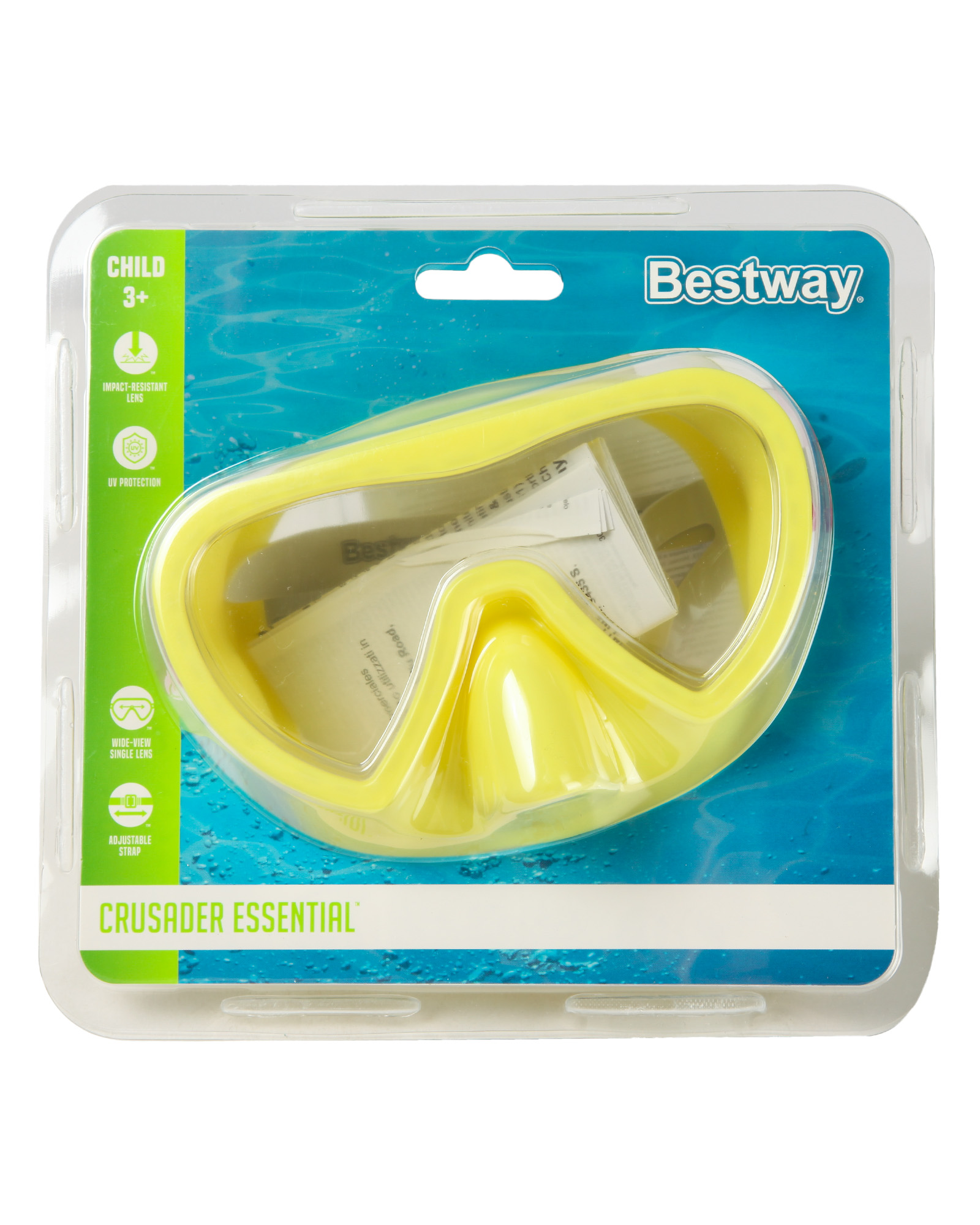 Маска для ныряния Bestway желтая - фото 6