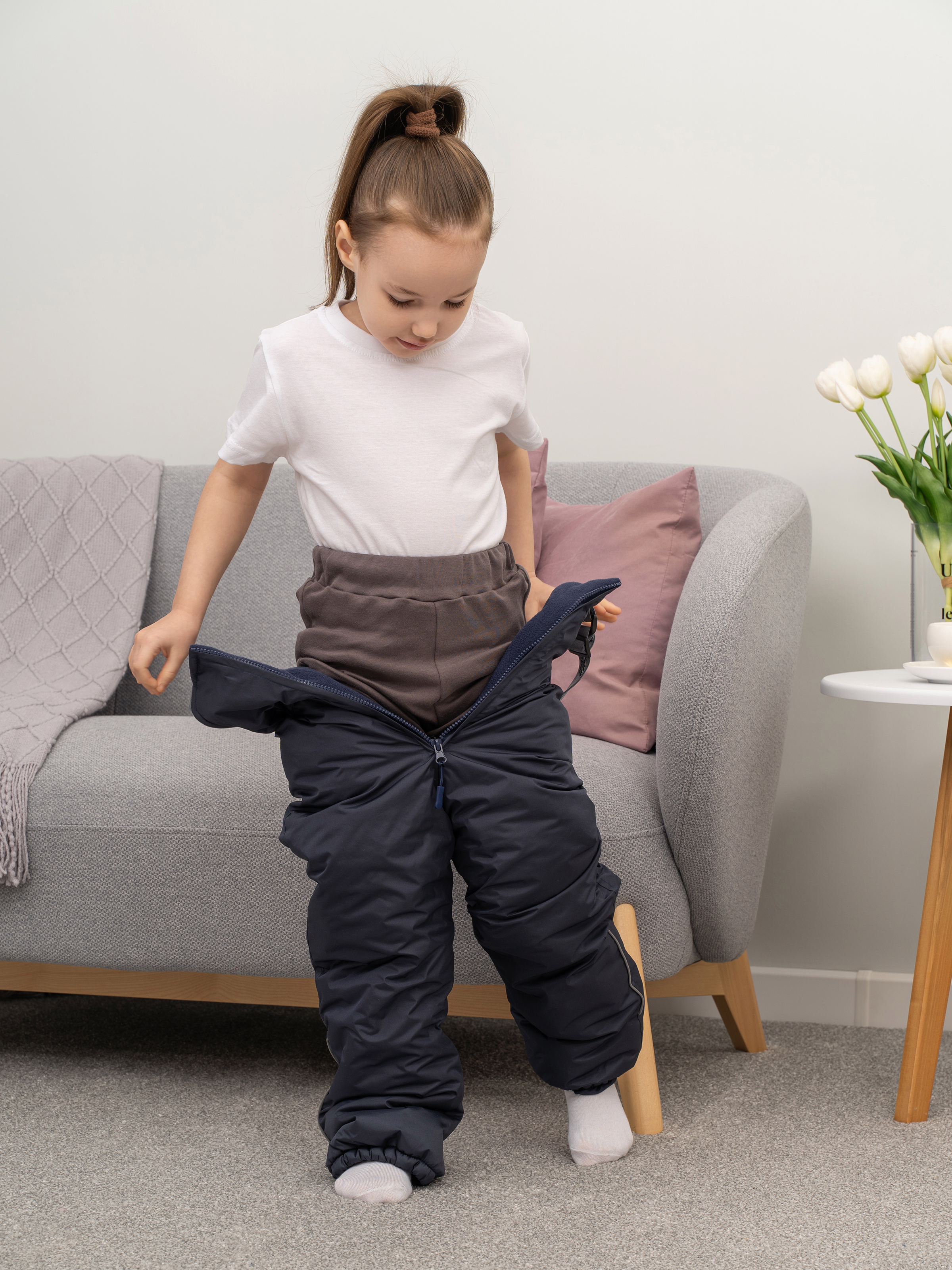 Брюки Утенок 432/1 серый - фото 5