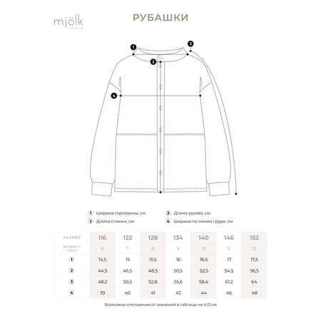 Рубашка Mjolk