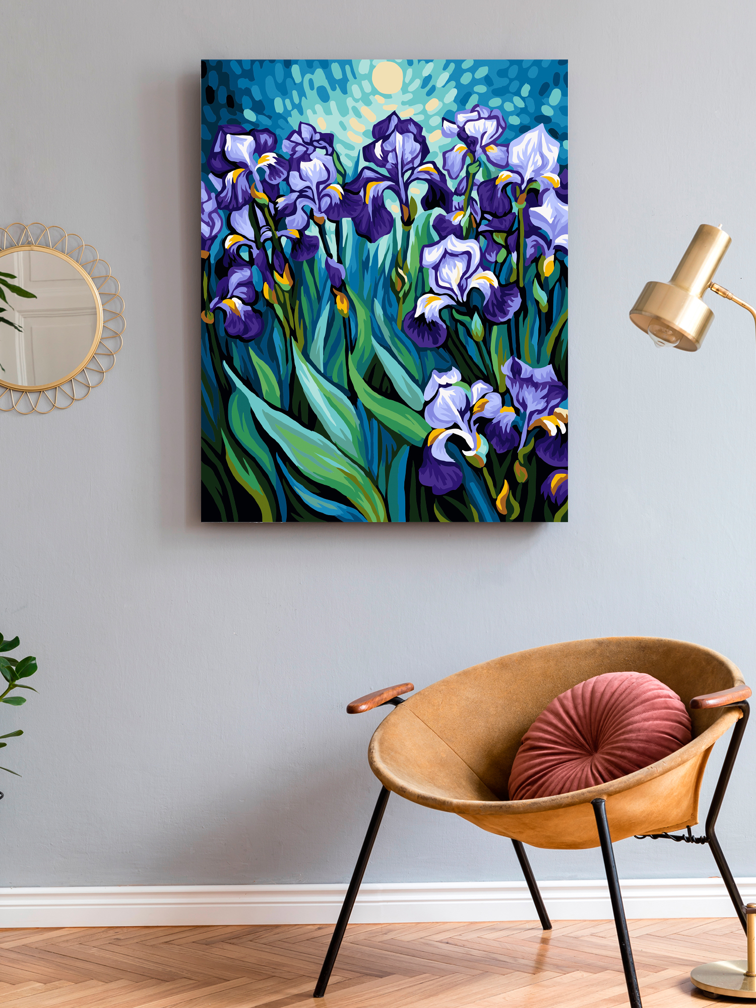 Картина по номерам Art on Canvas Ирисы в ассортименте - фото 3
