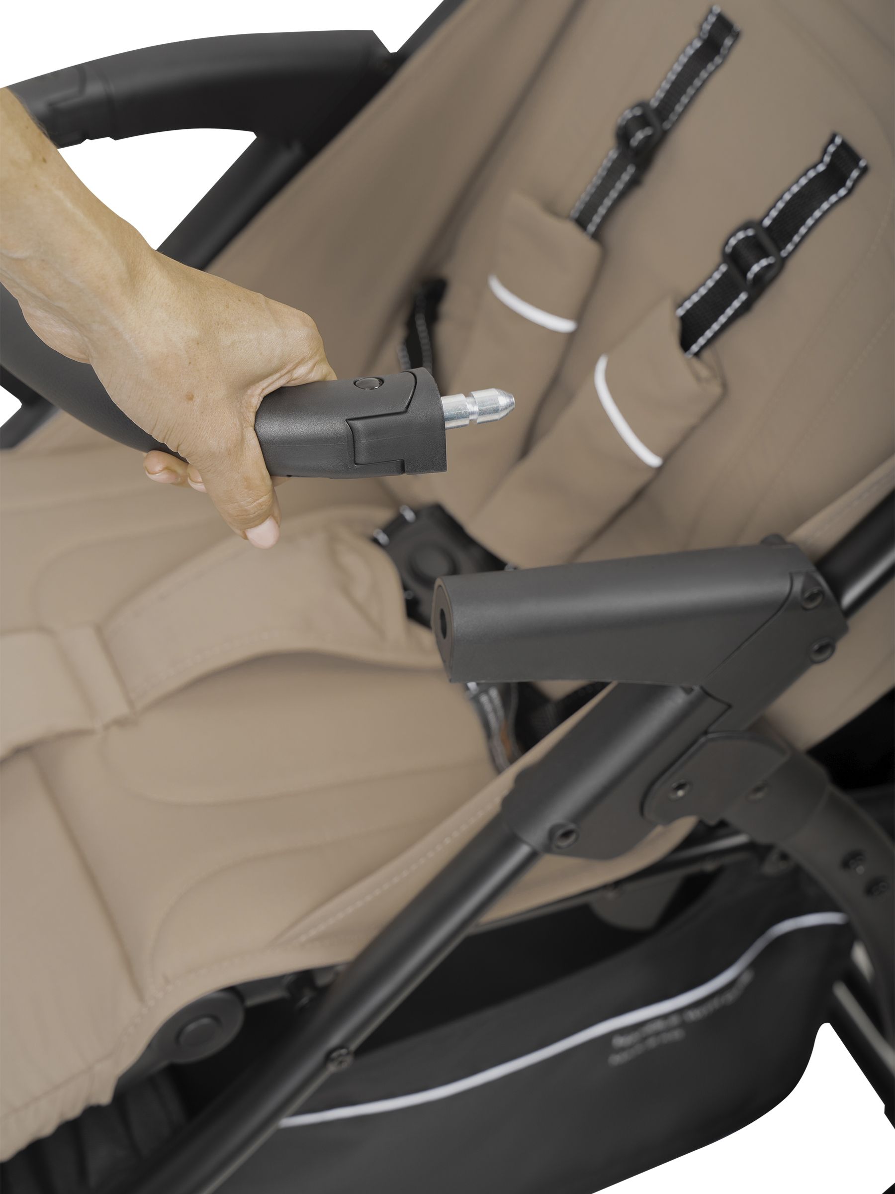 Коляска прогулочная JOVOLA SELENA 2026 всесезонная бежевый - фото 15