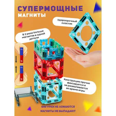 Конструктор ТЕХНО магнитный