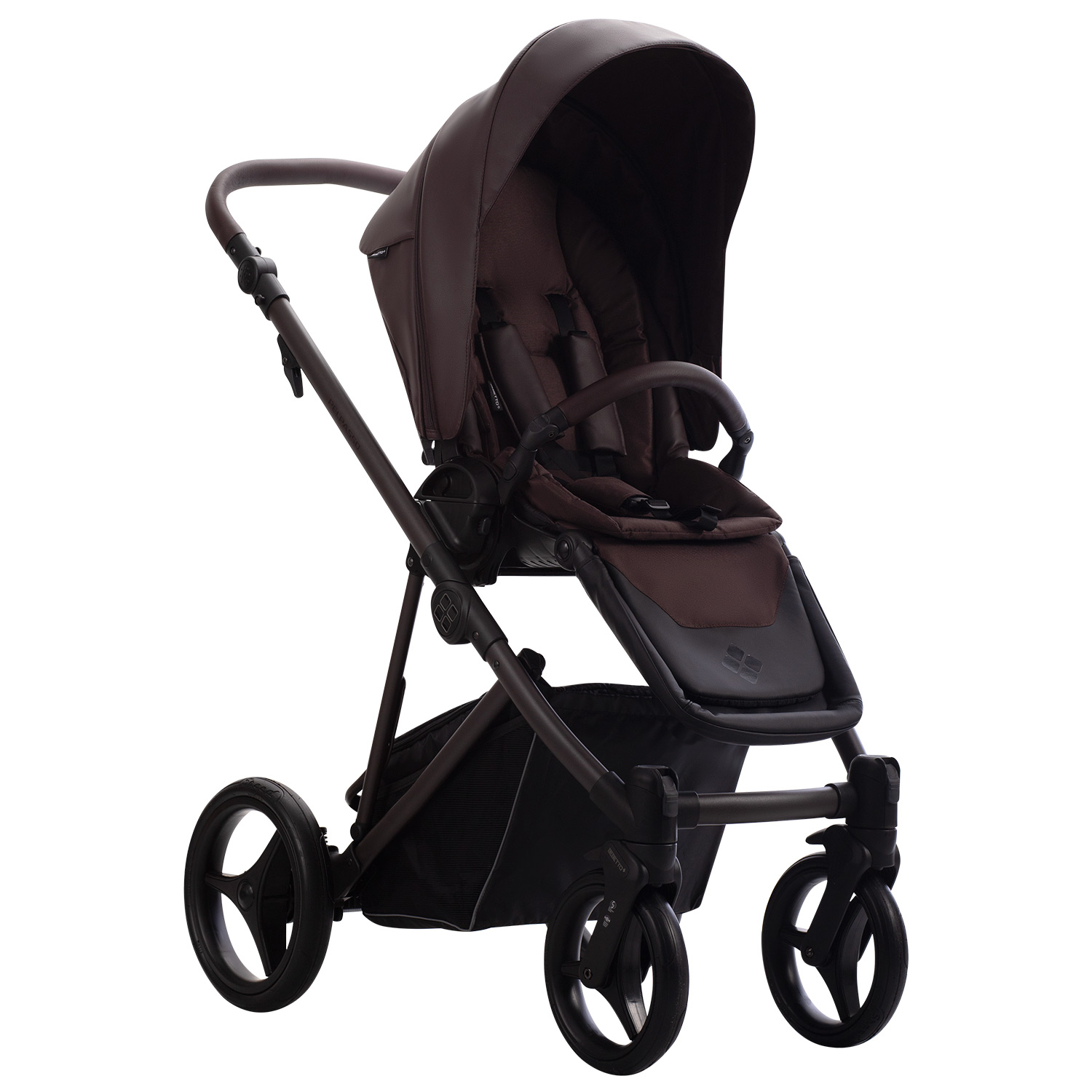 Коляска 2в1 Bebetto Pelpasso Pro 05 Brown корич. - фото 4
