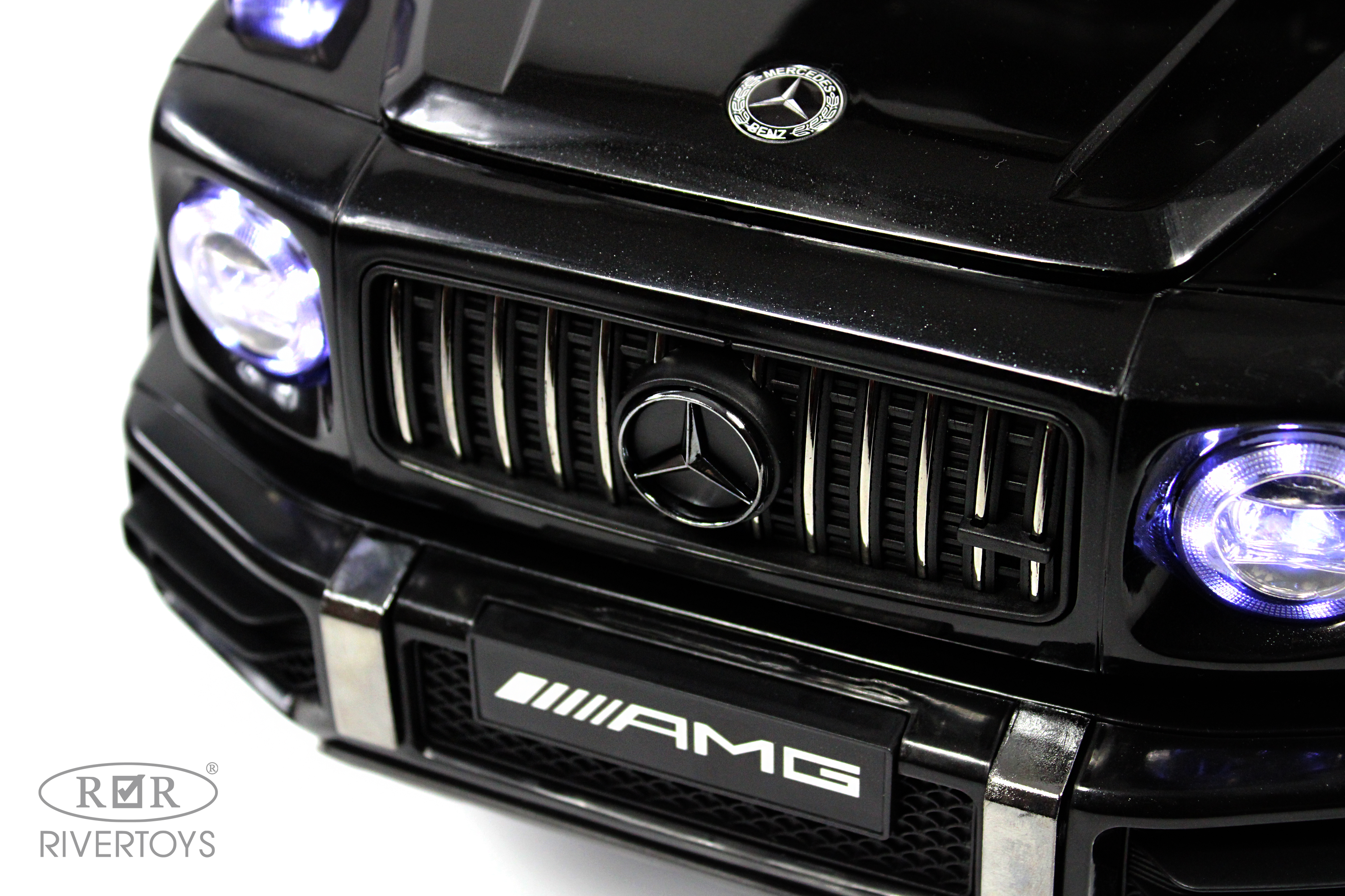 Каталка RIVERTOYS Mercedes-BenzG63 Black Diamond черный - фото 5