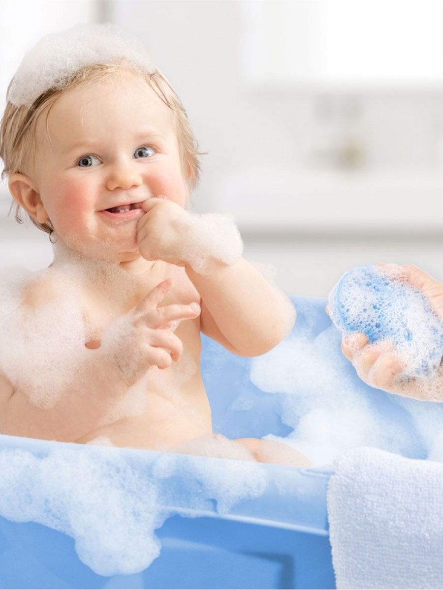 Губка OLANT BABY Голубая - фото 5