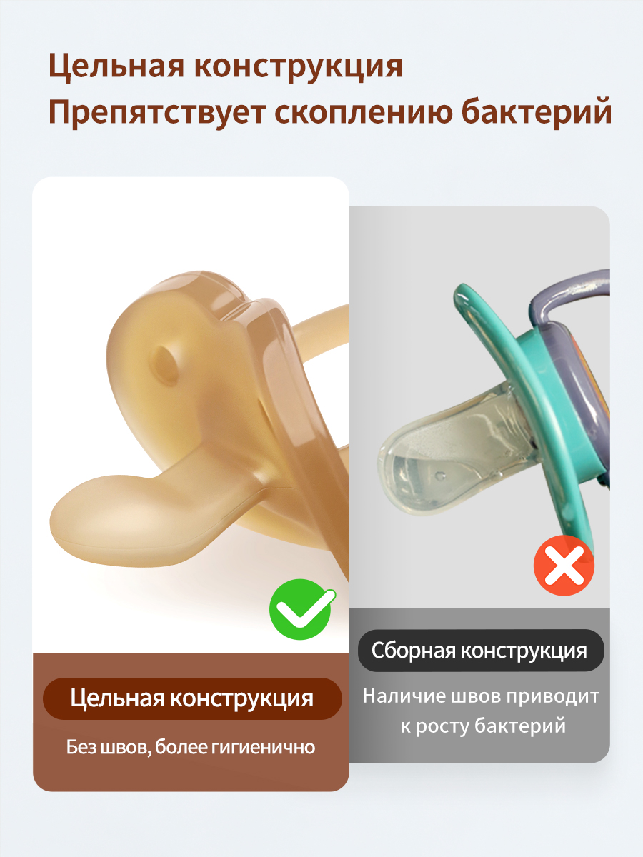 Пустышка thyseed силикон от 0 мес. - фото 6