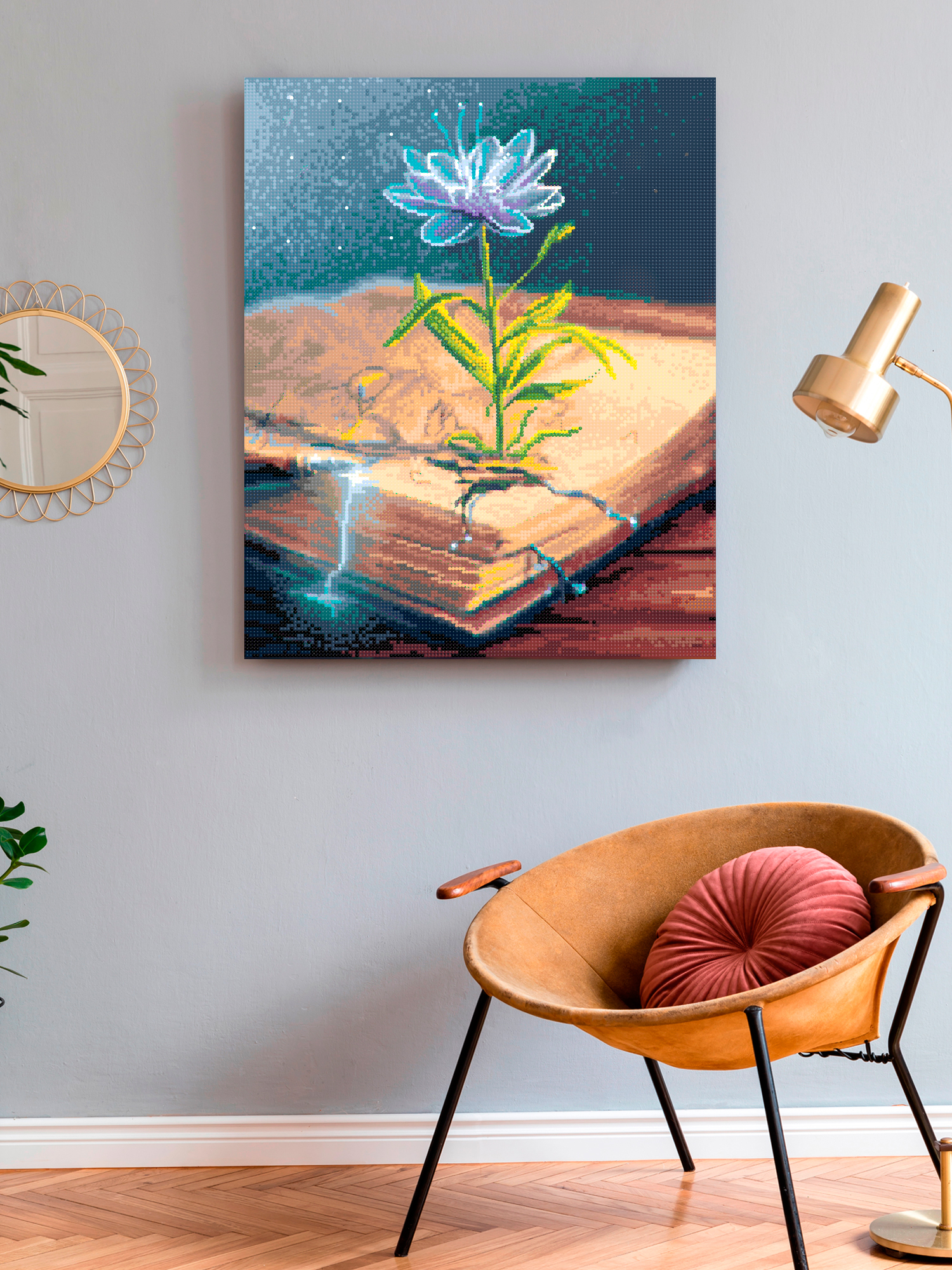 Алмазная мозаика Art on Canvas Яркое цветение в ассортименте - фото 3