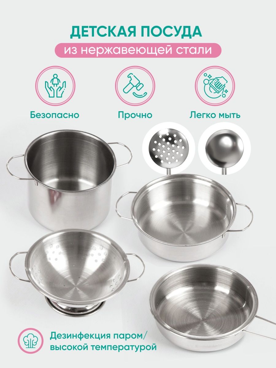 Игрушка TrendToys посуда, продукты 30 предм. - фото 2