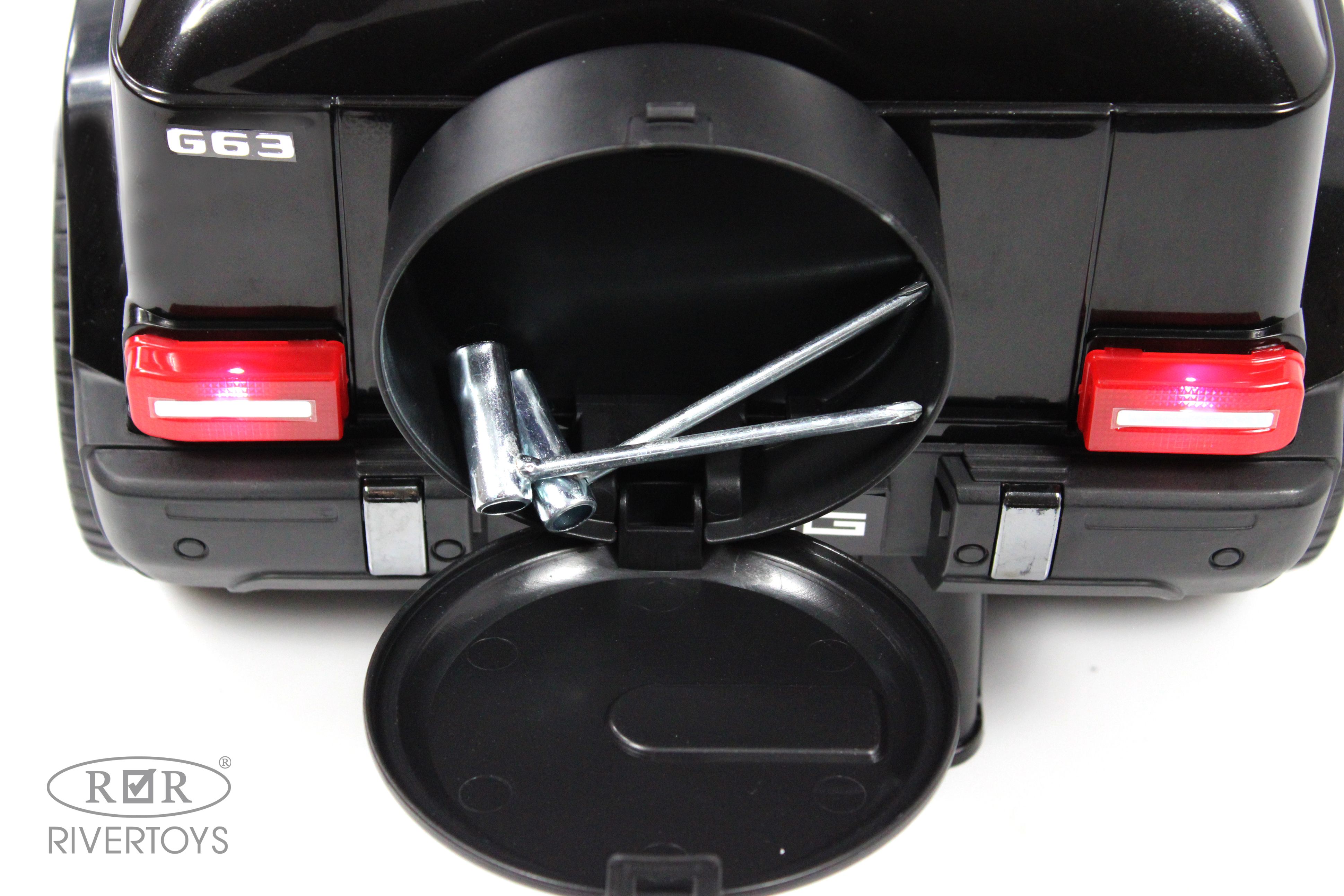 Каталка RIVERTOYS Mercedes-BenzG63 Black Diamond черный - фото 17