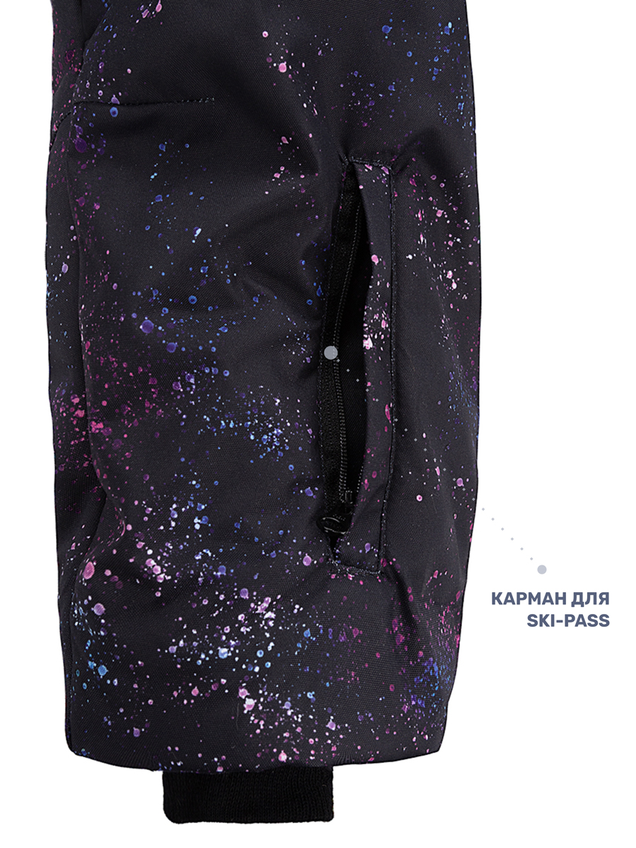 Костюм NIKASTYLE 7з6224 черный/фуксия - фото 9