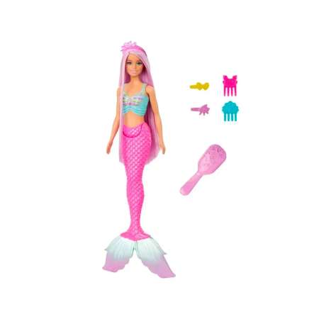 Кукла модельная Barbie Русалка с сиреневыми волосами высота 29 см