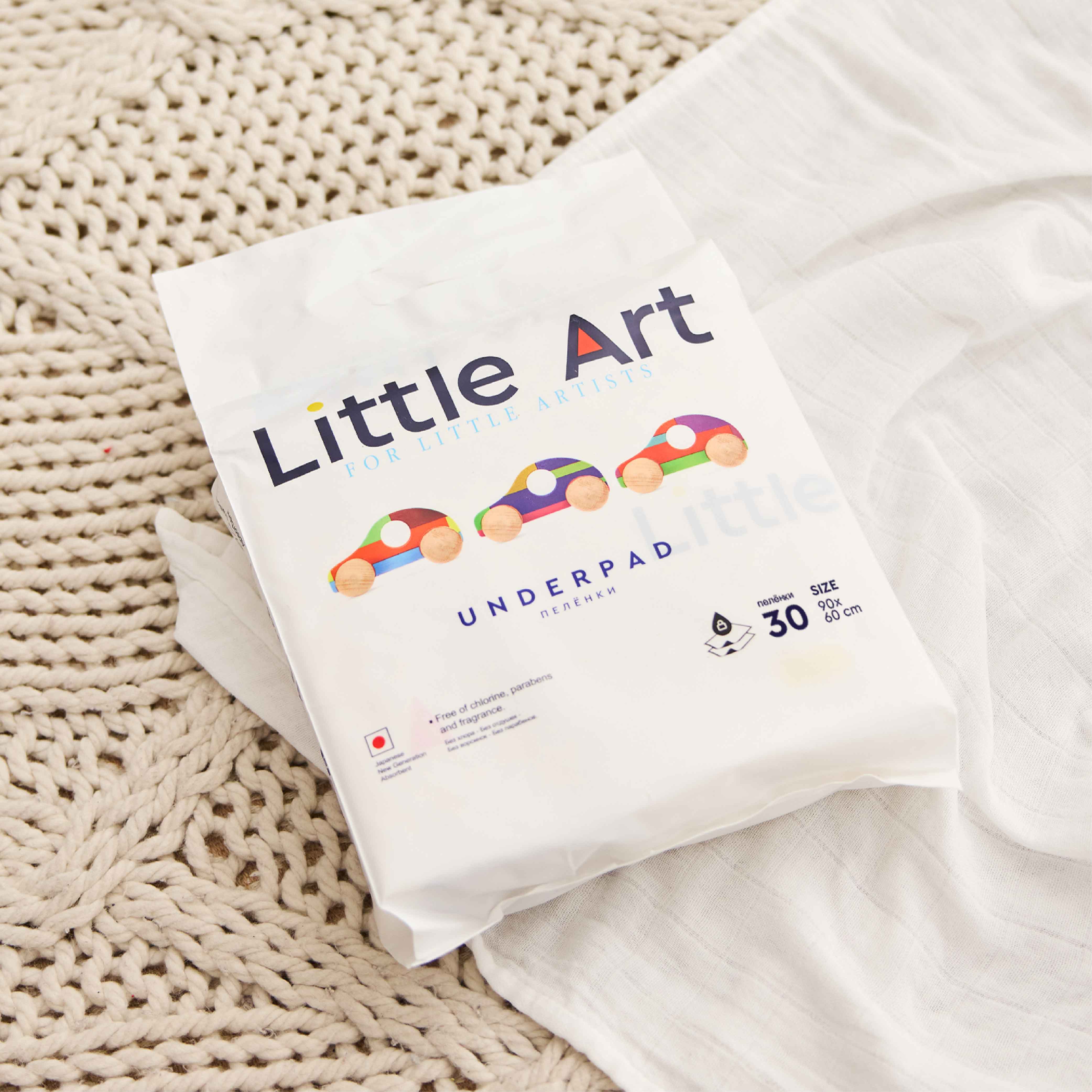 Пелёнки одноразовые Little Art 60х90 см 30 шт. - фото 1
