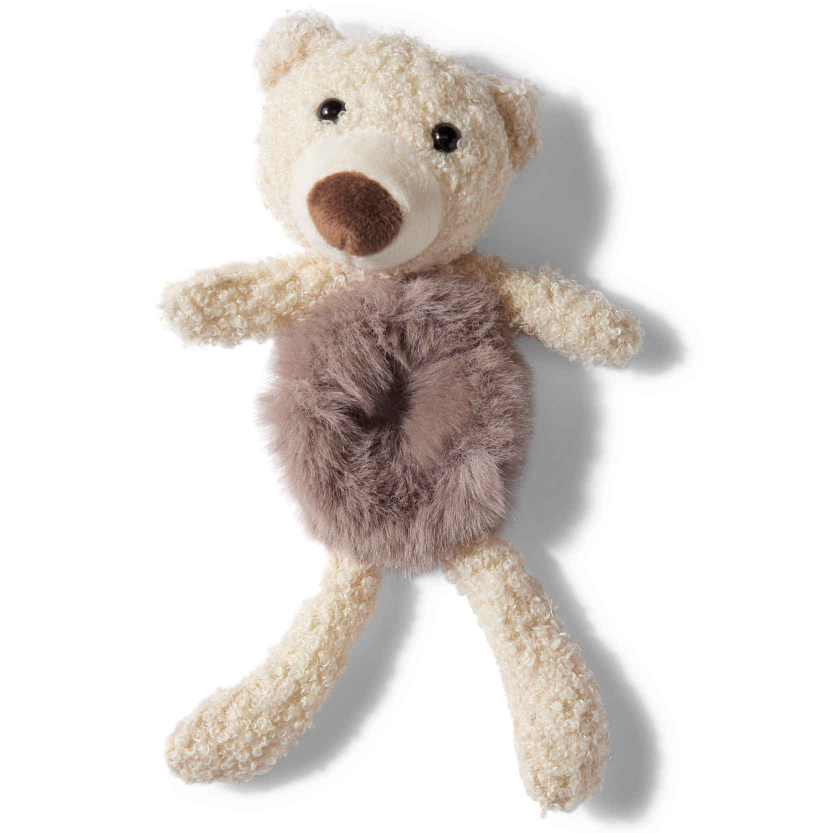 Резинка для волос Happy Baby бежевая в форме мишки 40050 - фото 1