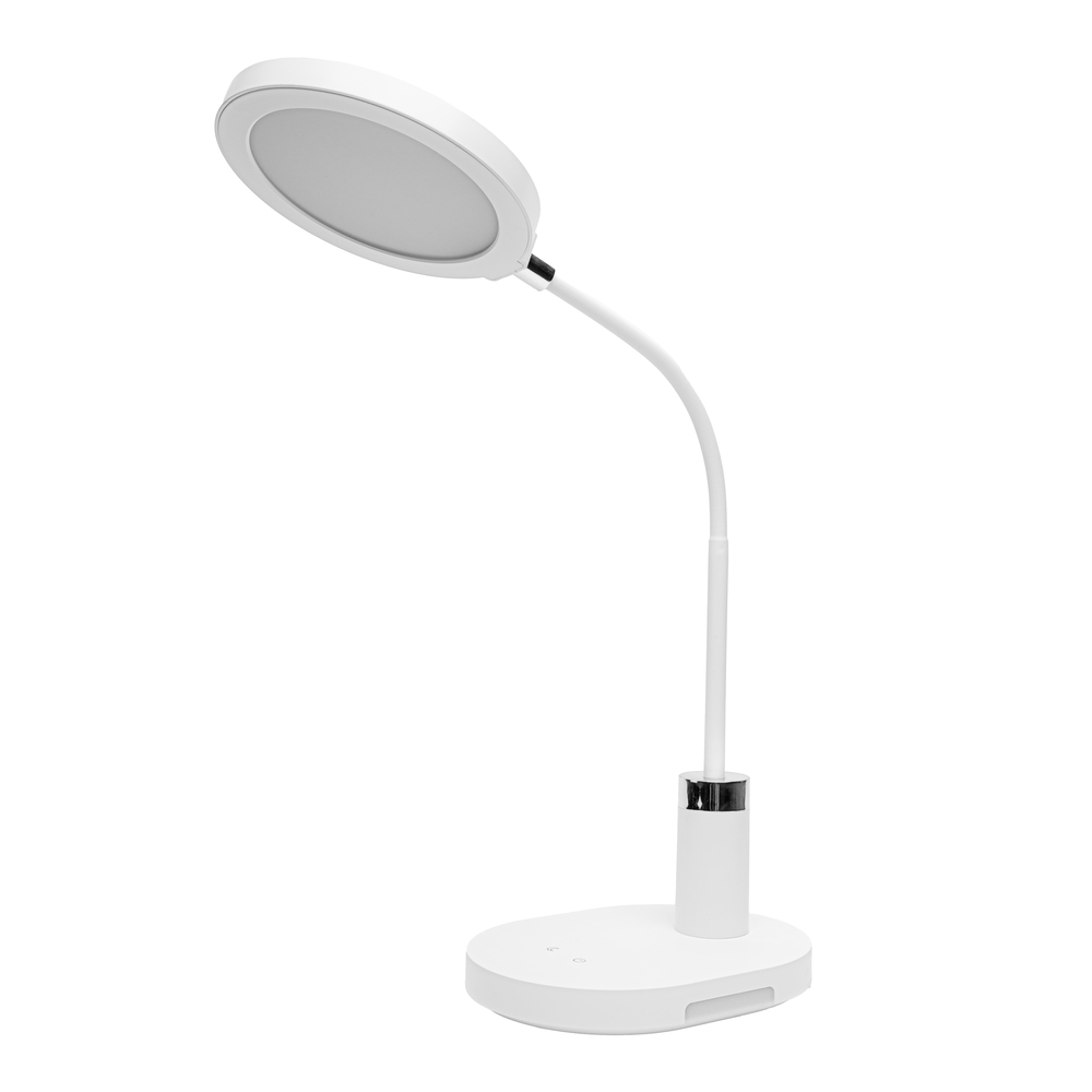 Изображение товара Настольная светодиодная лампа Ultraflash UF-803 C01 белая 12Вт с 3 уровнями яркости