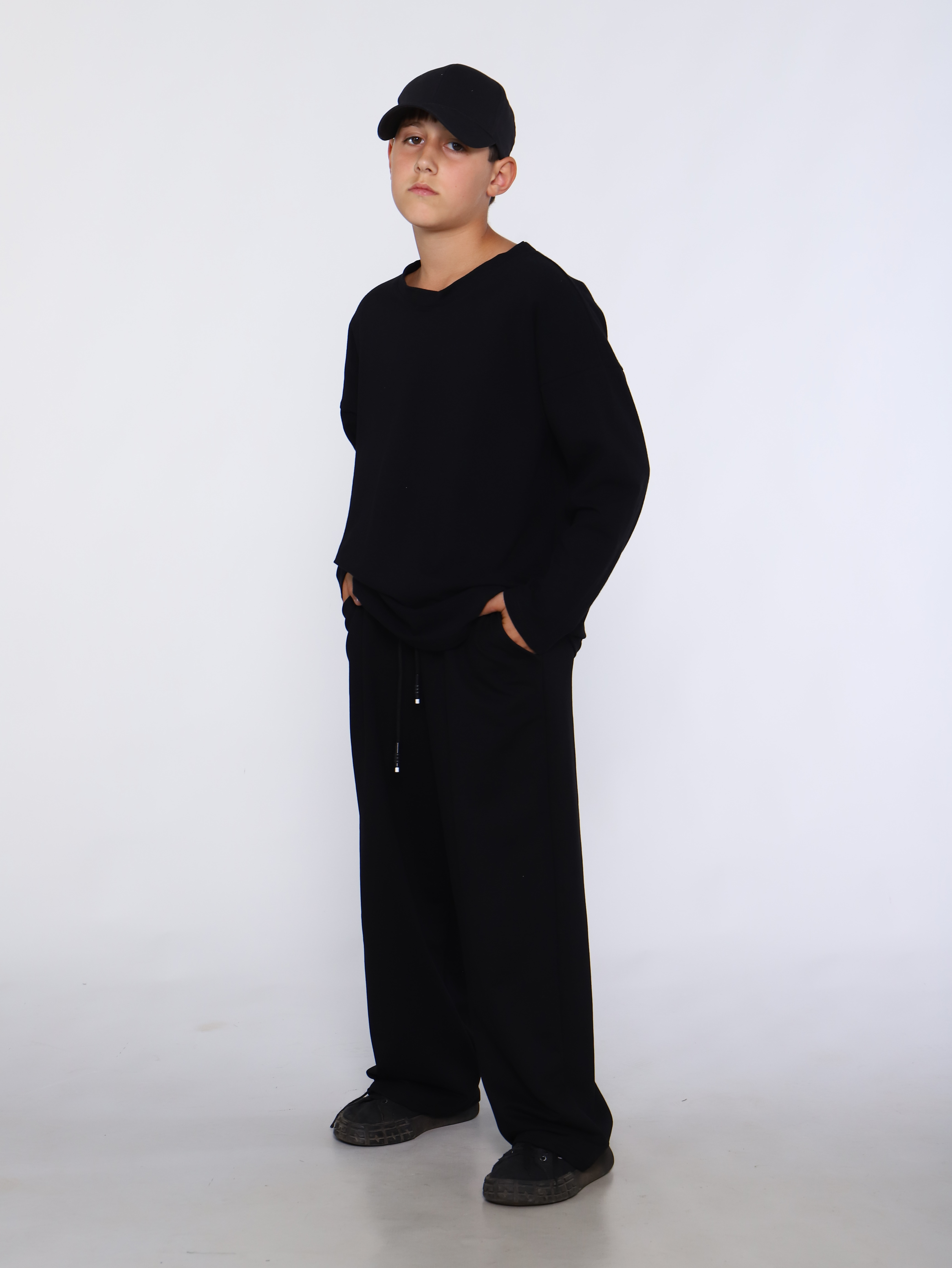 Брюки ЛАДОШКИ Брюки Челси черный - фото 1