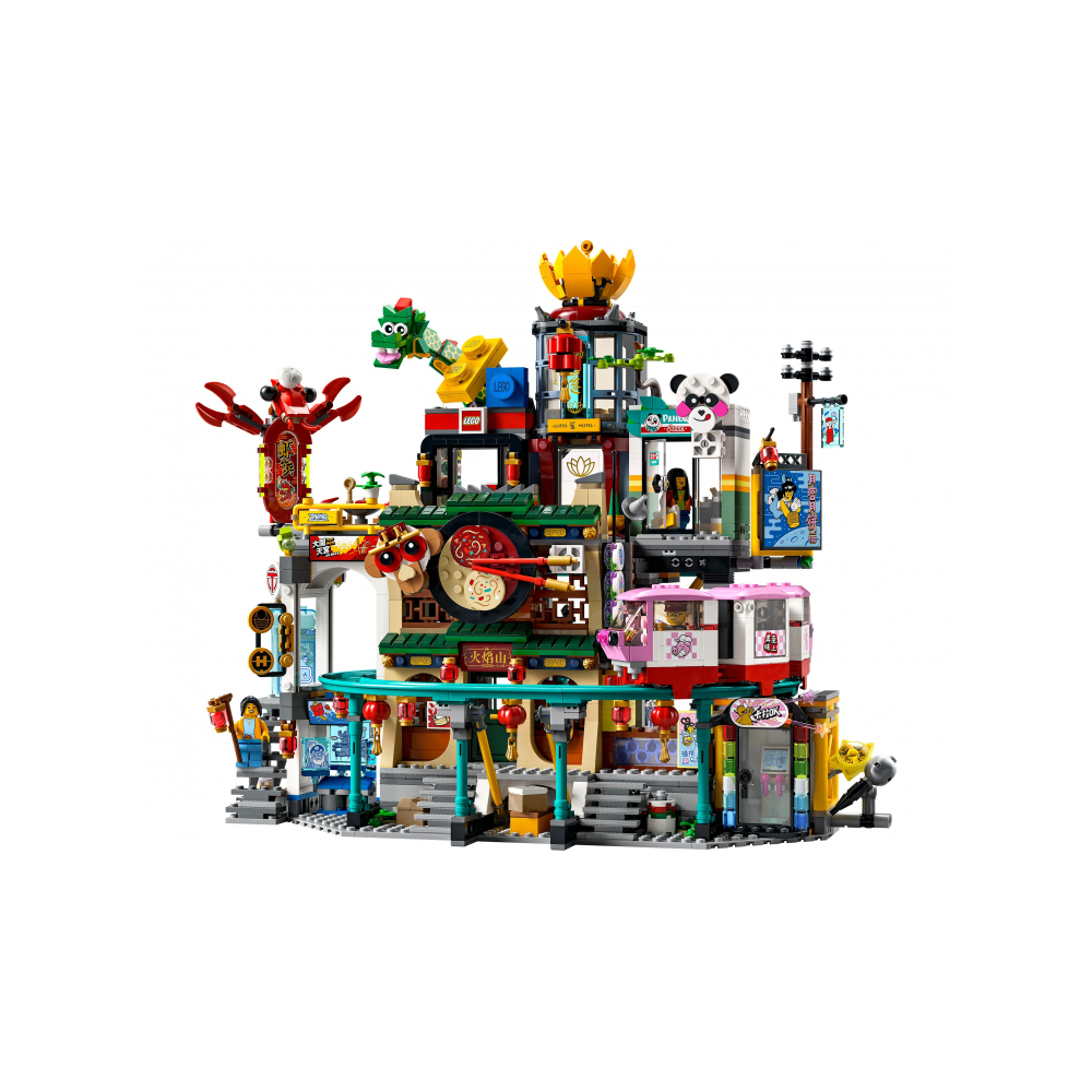 Конструктор LEGO Monkie kid Город Фонарей 2187 дет. - фото 3