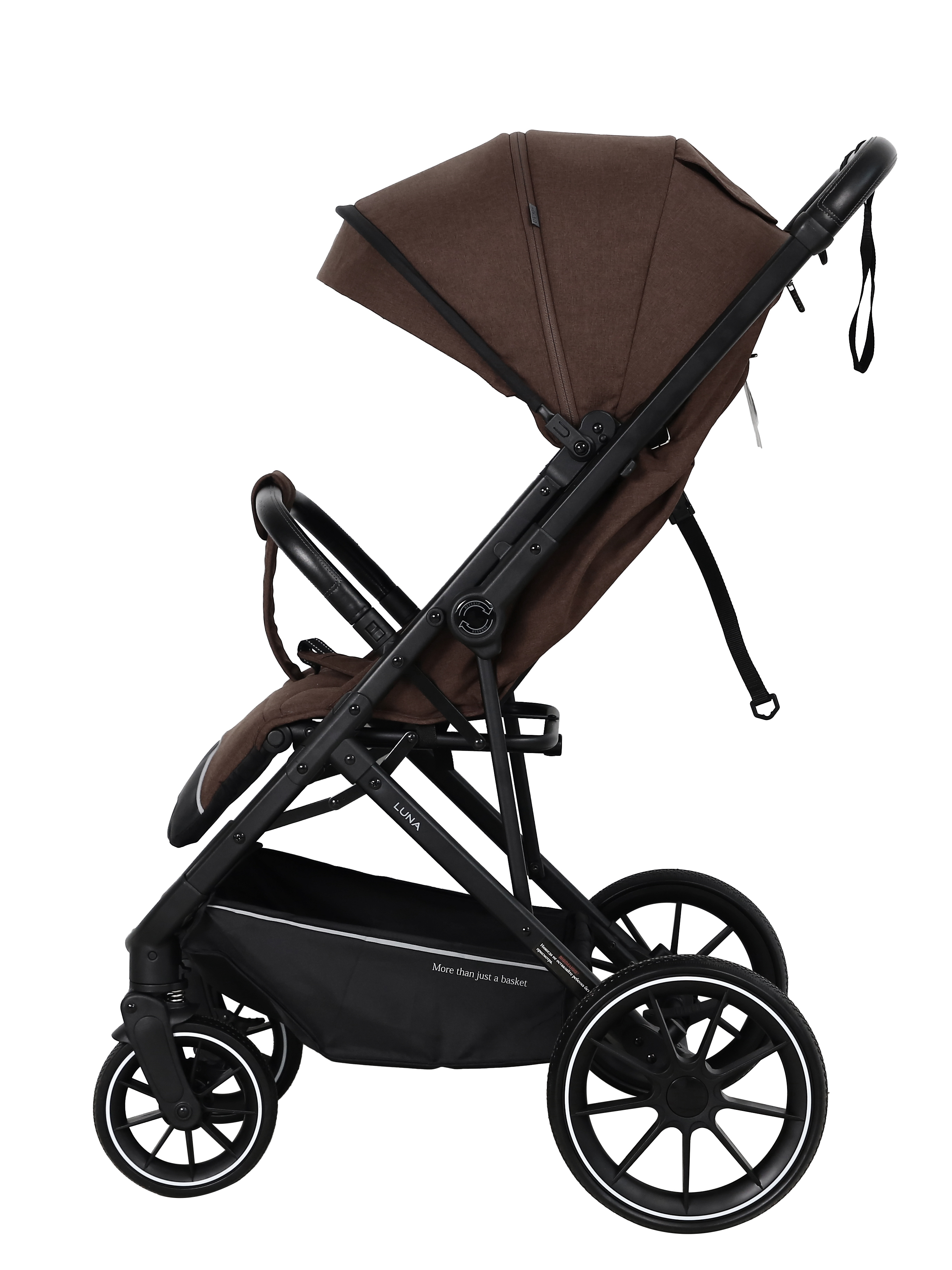 Коляска прогулочная JOVOLA Luna коричневый - фото 4