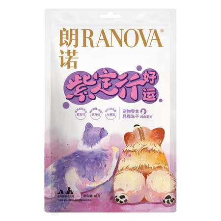 Лакомство для кошек и собак Ranova Милые булочки с курицей сублимированное 40г