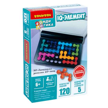 Настольная игра Bondibon логическая IQ-ЭЛЕМЕНТ