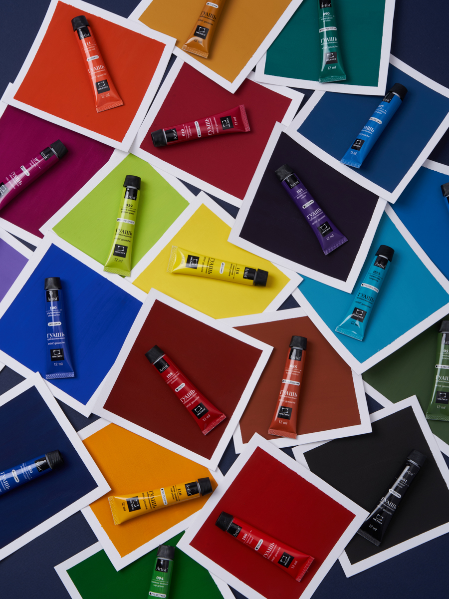 Краски гуашь Малевичъ 24 цв. - фото 11