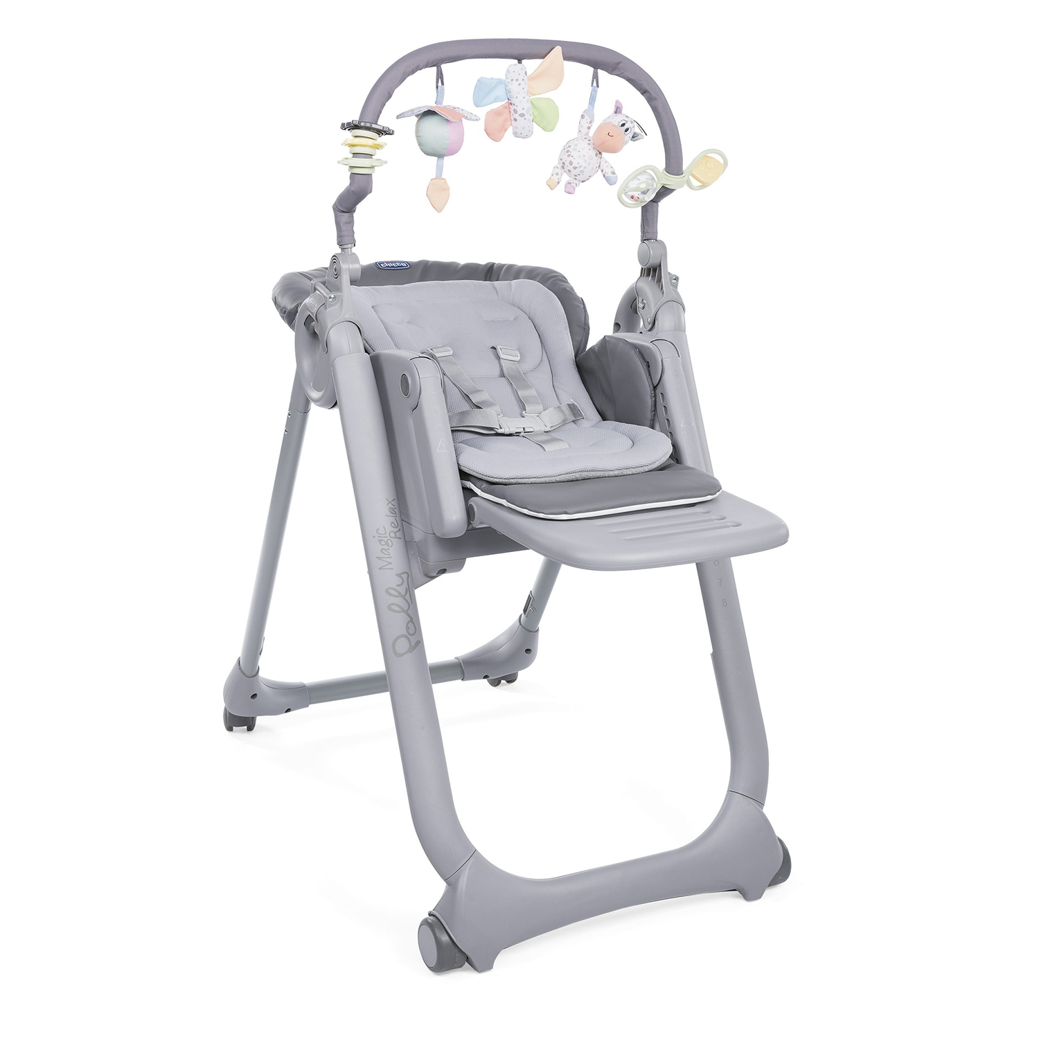 Стульчик для кормления Chicco Polly Magic Relax 2 в 1 - фото 1