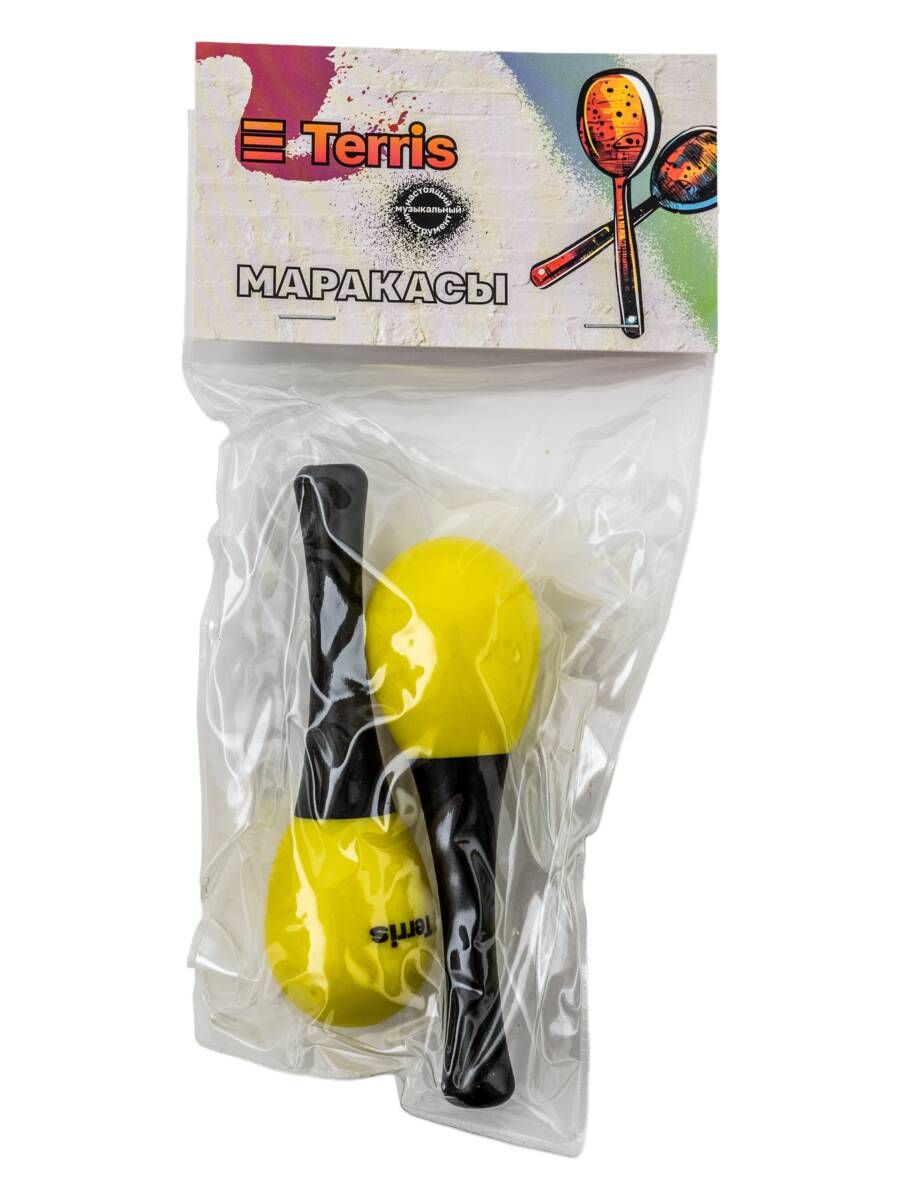 Игрушка музыкальная Terris MRS-P13H-YW маракас - фото 3