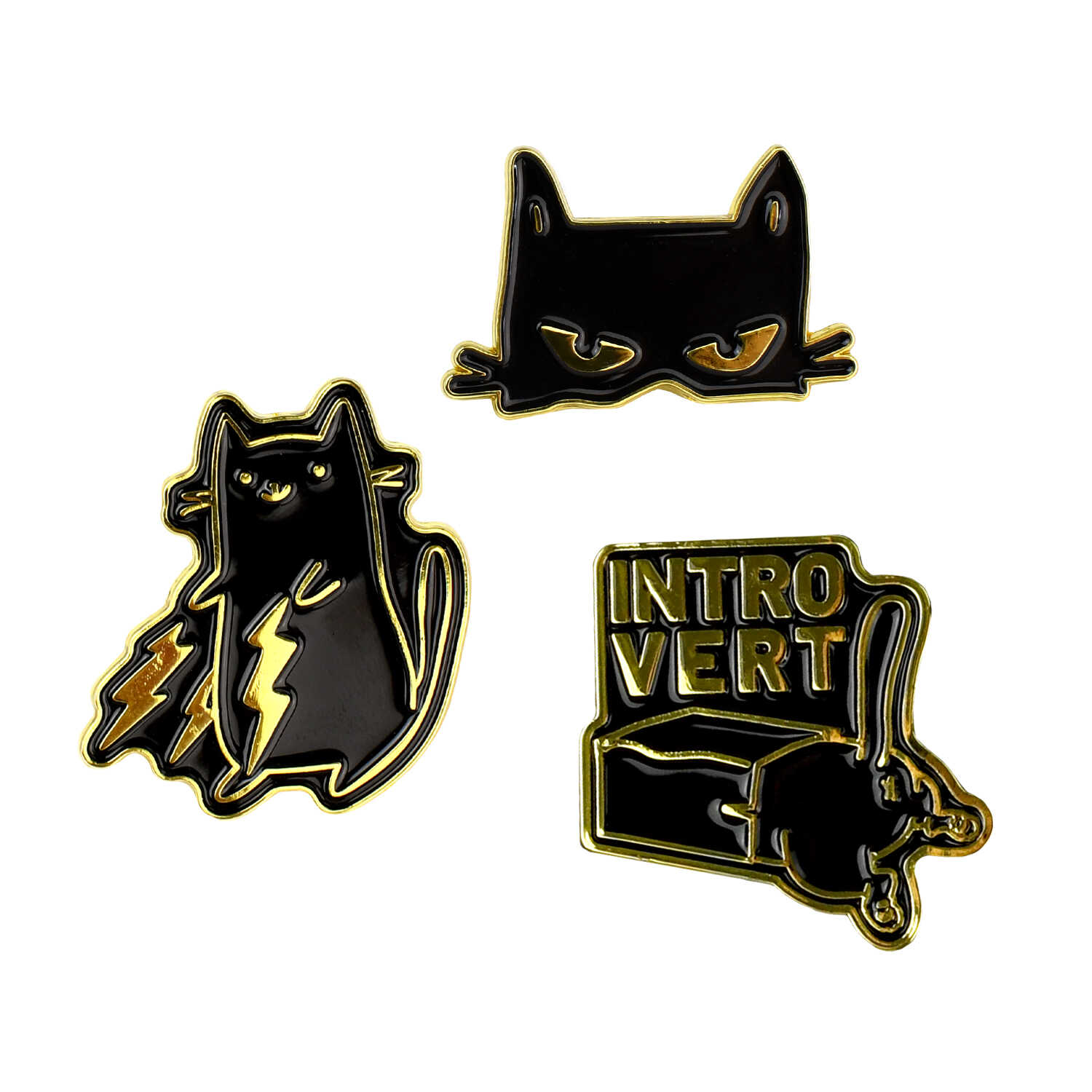 Значок Феникс + Интроверт 3 шт. - фото 1