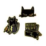 Значок Феникс + Интроверт 3 шт.