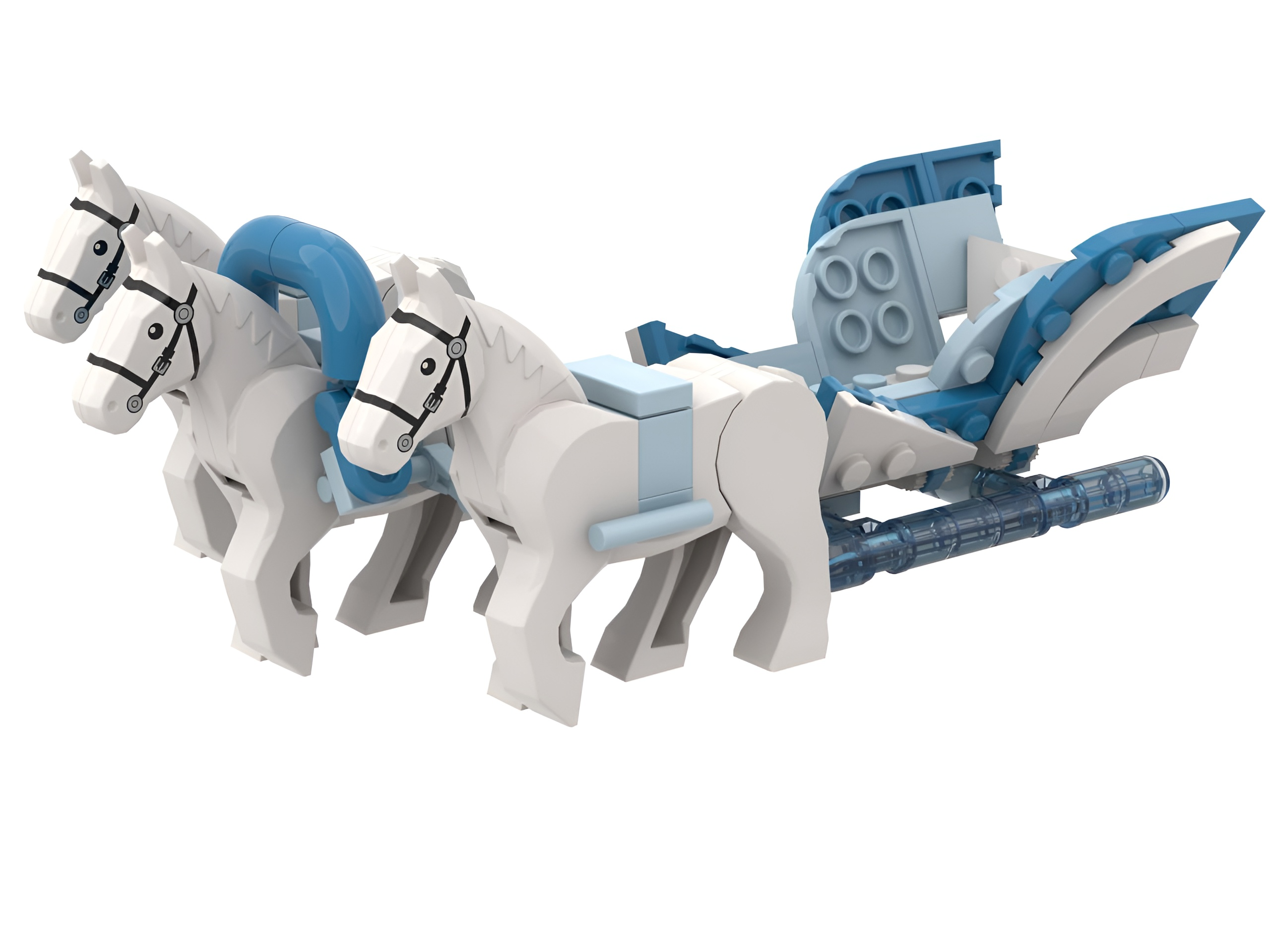 Конструктор brick labs Терем Морозко из мини-блоков 2188 дет. - фото 4