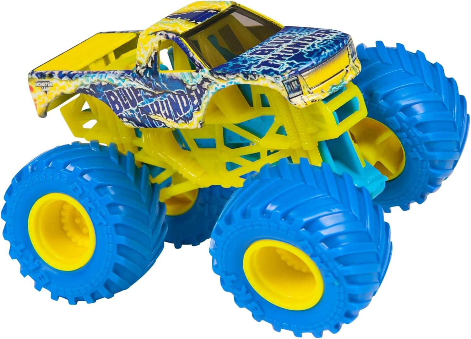 Монстр-трак Monster Jam Blue Thunder 1:64 6044941/20157742 - фото 3