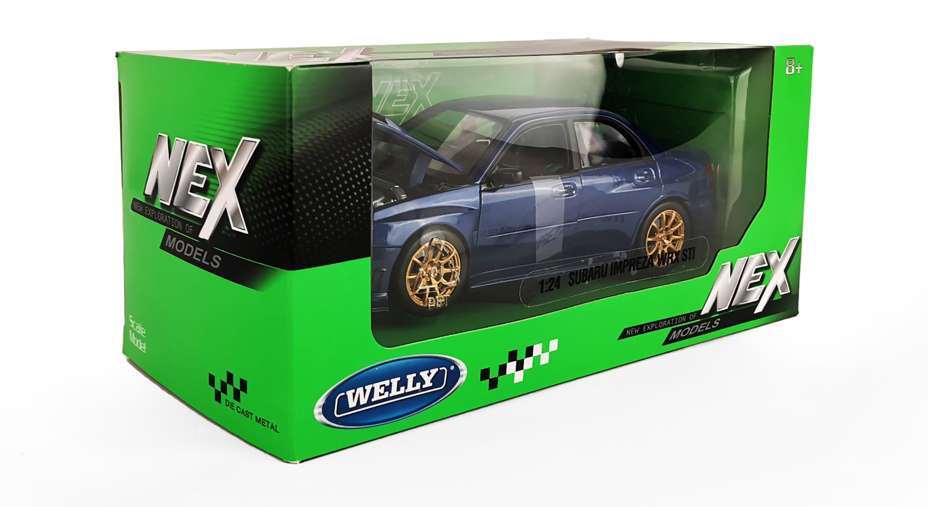 Автомобиль Welly Subaru Impreza WRX STI 1:24 22487NS-W - фото 5