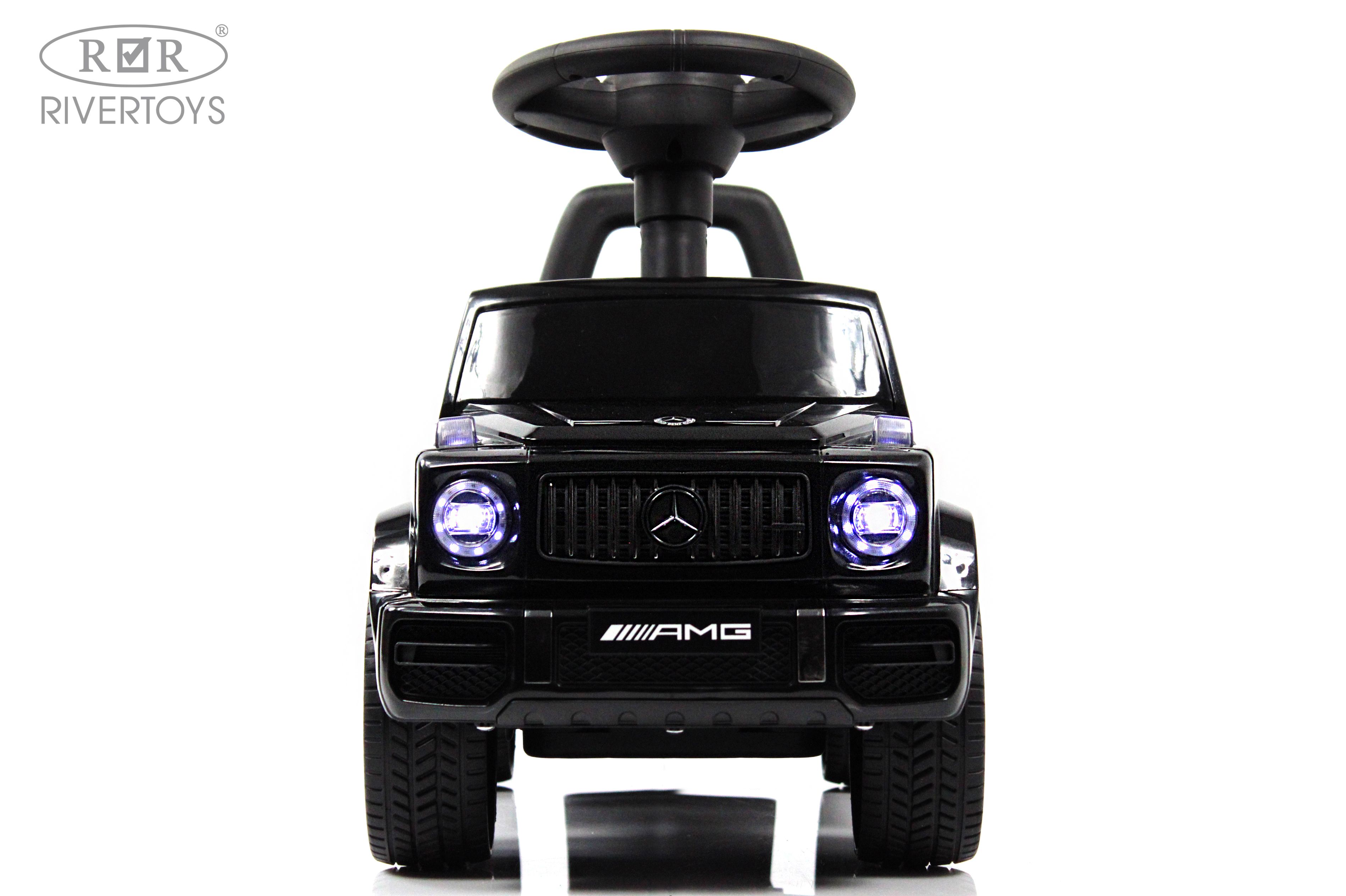 Каталка RIVERTOYS Mercedes-BenzG63 Black Diamond черный - фото 4