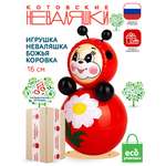 Игрушка неваляшка Божья Коровка Эко