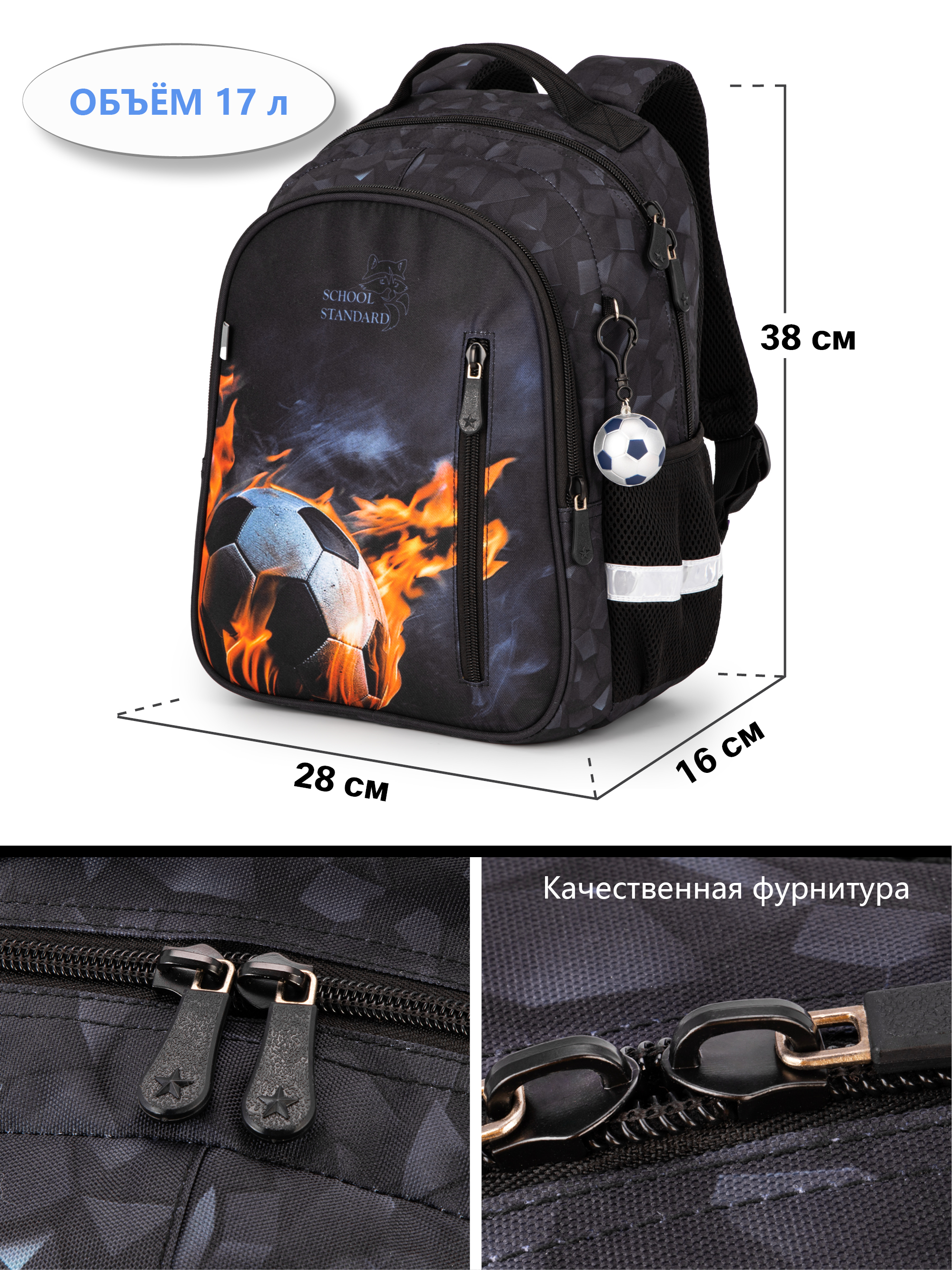 Рюкзак School Standard первокласснику набор 4 в 1 - фото 12