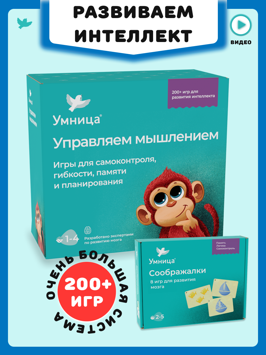 Развивающие игры Умница Управляем мышлением и Соображалки - фото 1