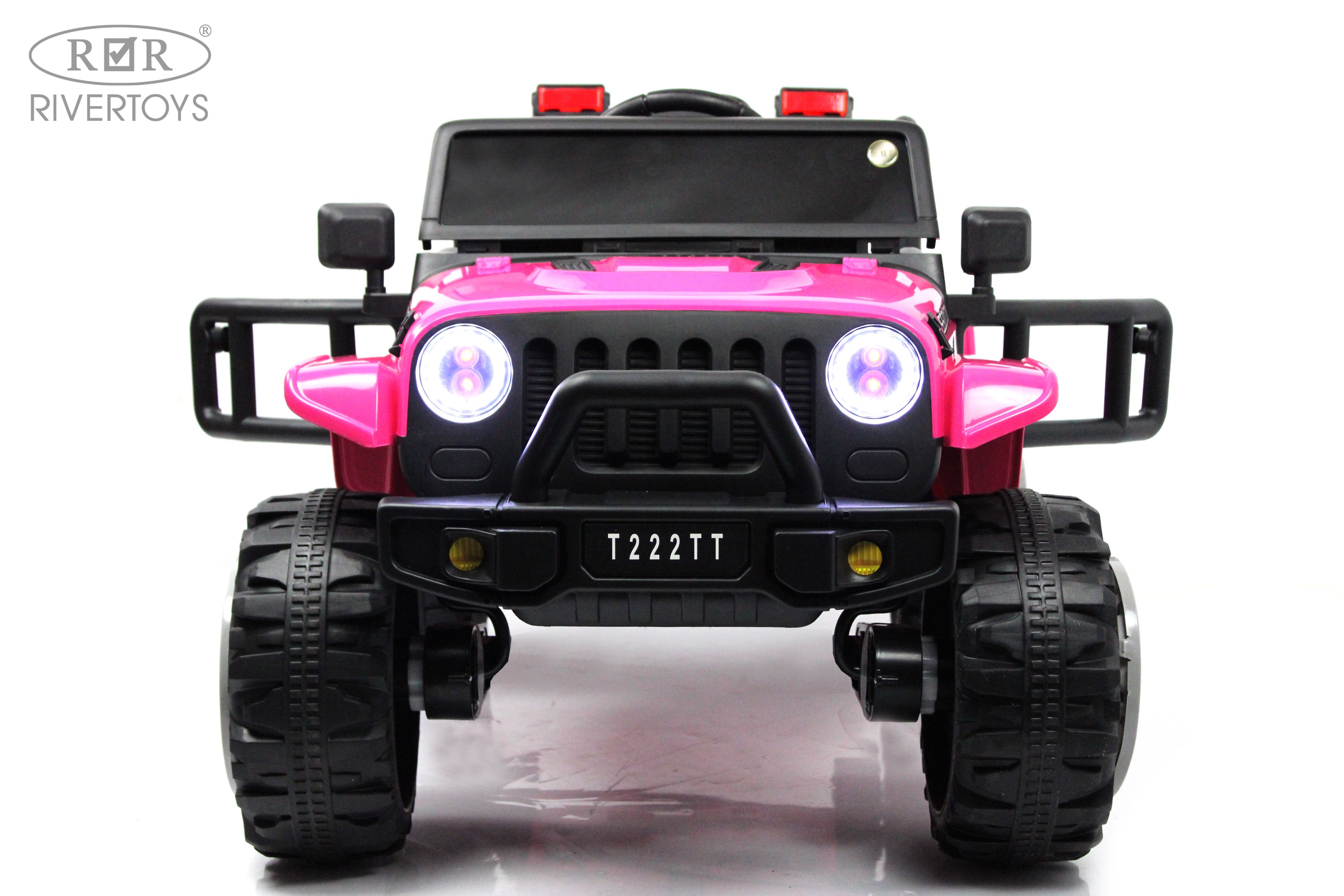 Электромобиль RIVERTOYS T222TT-4WD-PINK С пультом ДУ - фото 25