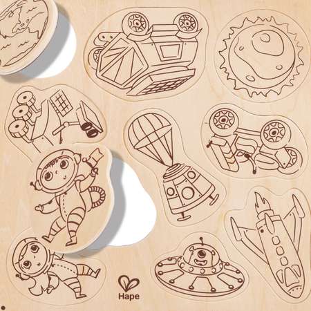 Набор для рисования Hape Космические приключения