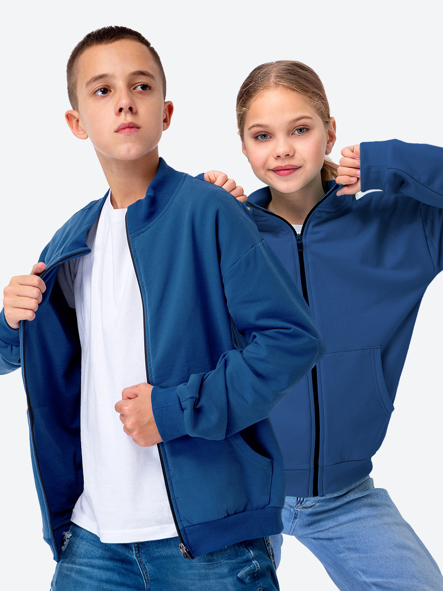 Бомбер HappyFox HF00159джинсовый - фото 3