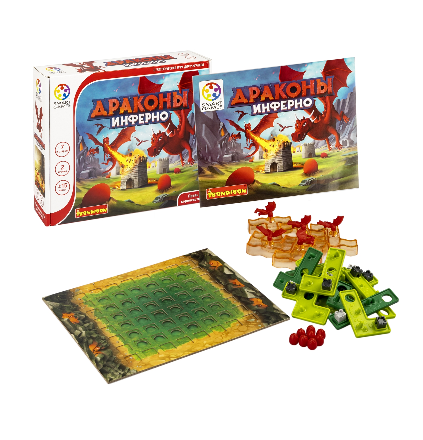 Настольная игра Bondibon логическая ДРАКОНЫ ИНФЕРНО - фото 6