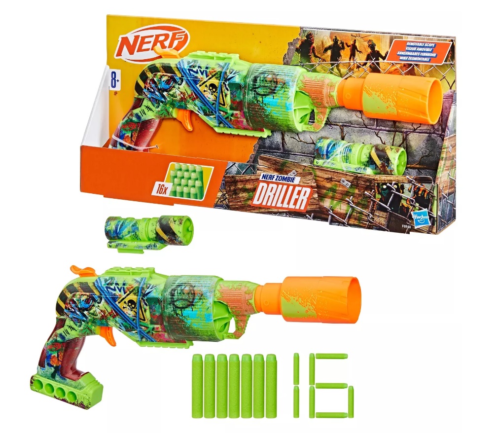 Бластер Nerf Zombie Driller - фото 1