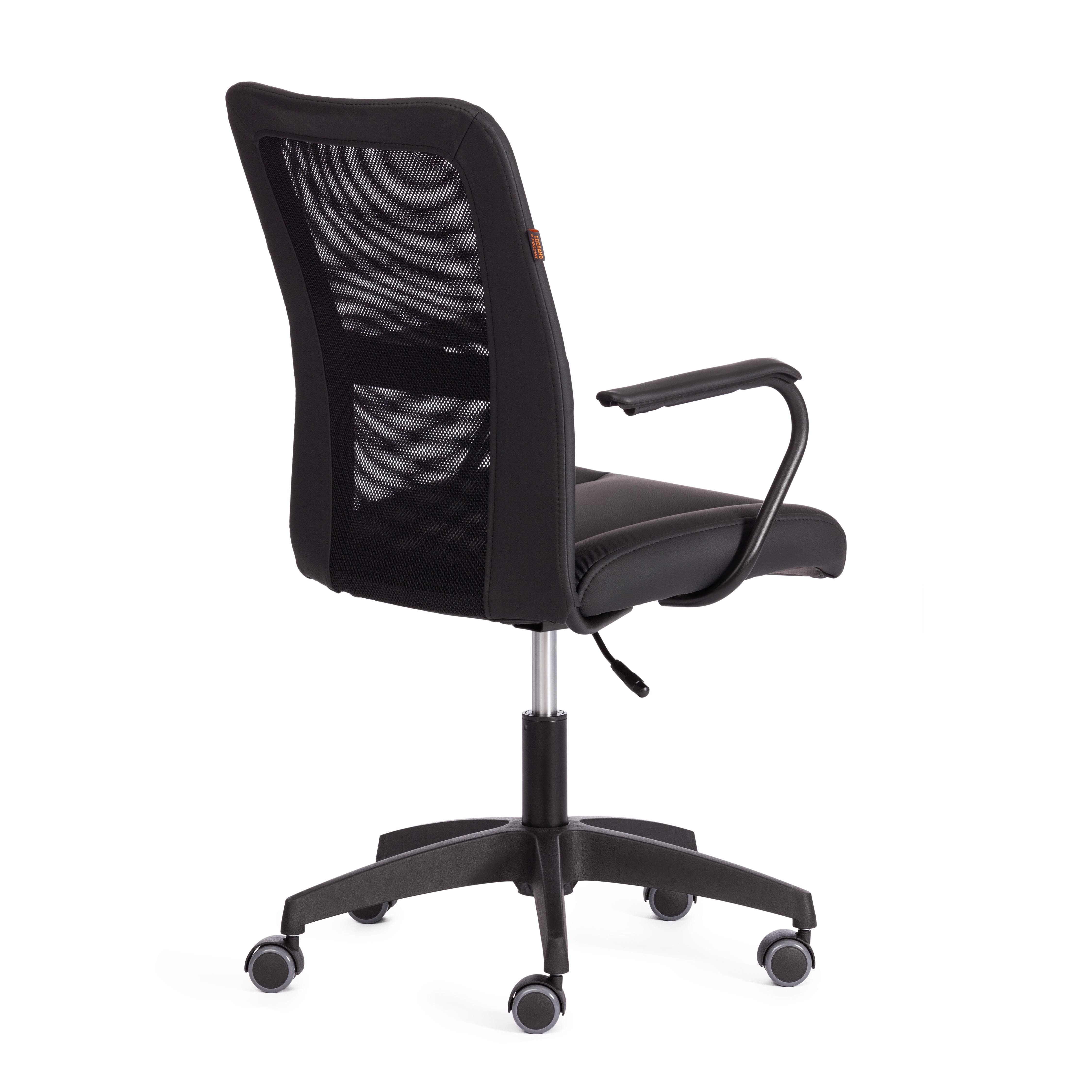 Компьютерное кресло TETCHAIR Стафф кож/зам ткань черный - фото 4