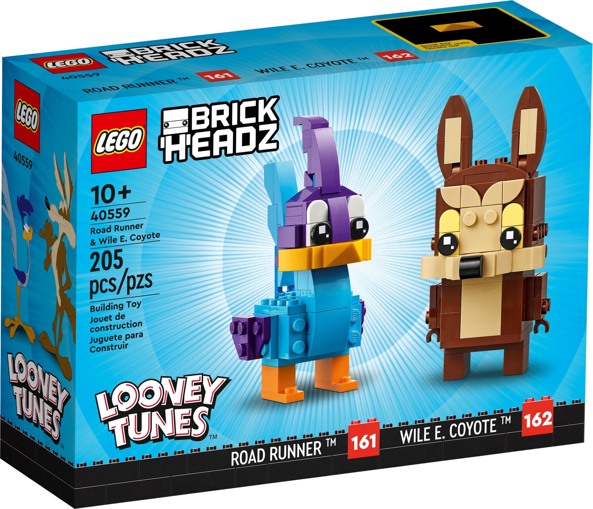 Изображение товара Конструктор LEGO BrickHeadz Road Runner и Wile E. Coyote 368 деталей