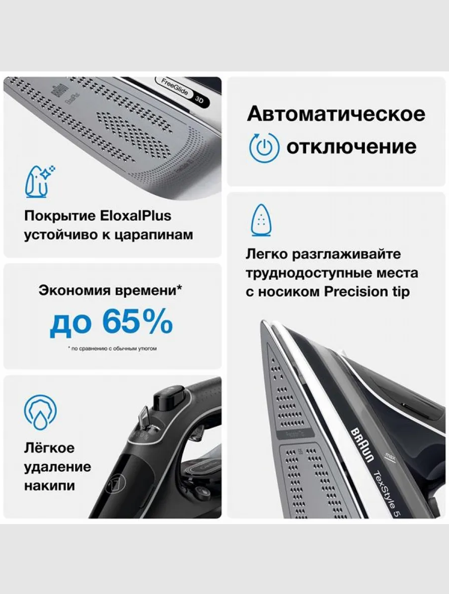Утюг Braun TexStyle 5 SI5188BK - фото 4